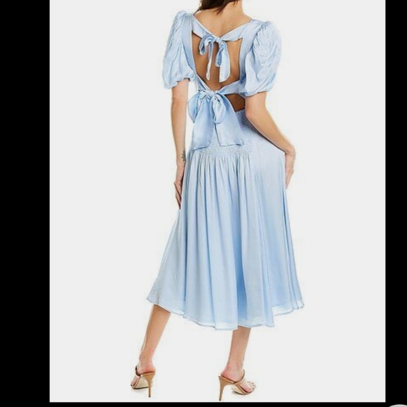 BNWT!BARDOT Poppy Tie Back Midi Dress - Picture 8 of 11